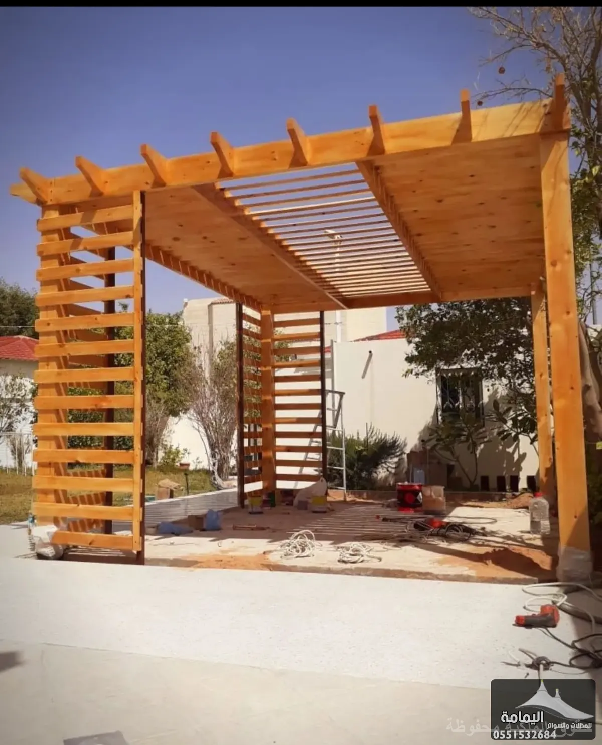 تركيب شبوك وبرجولات d - ساتر في حفر الباطن تركيب شبوك وبرجولات d - ساتر في حفر الباطن